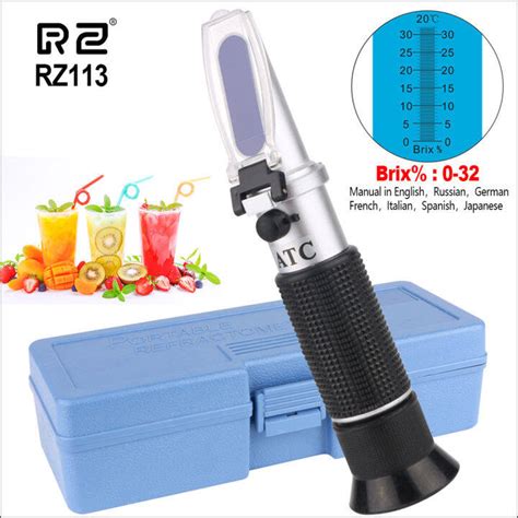 portable refractometer rhb 32atc|brix refractometer atc.